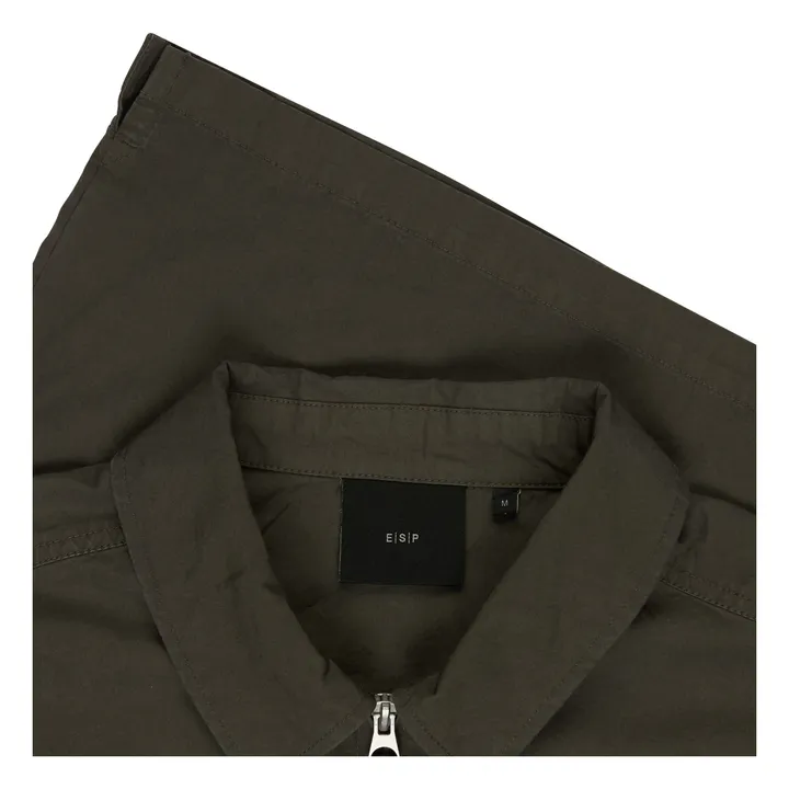 Zipped shirt  | Dark grey- Product image n°1