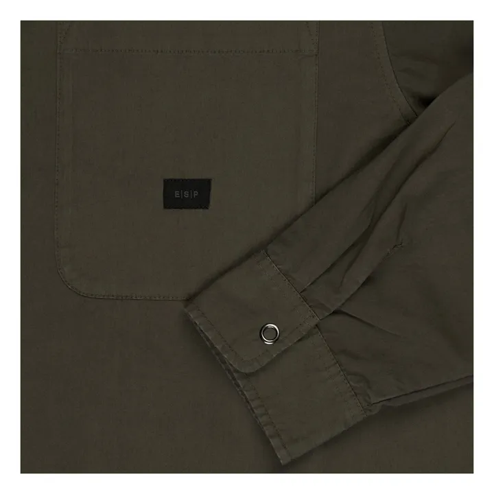 Zipped shirt  | Dark grey- Product image n°2