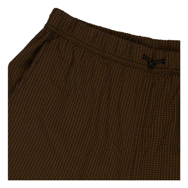 Checkered Shorts  | Black