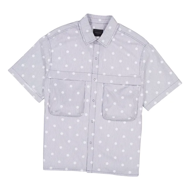 Polka Dot Shirt | Light Blue
