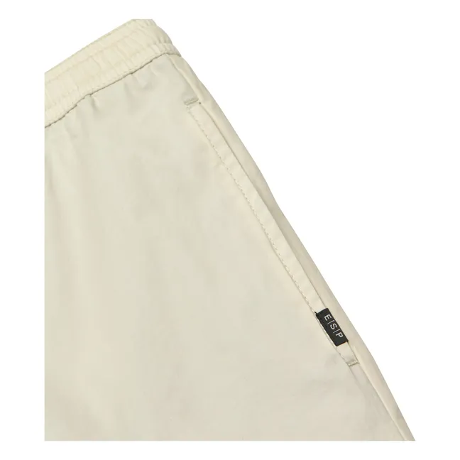 Straight-leg pants | Cream