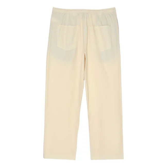 Straight-leg pants | Cream