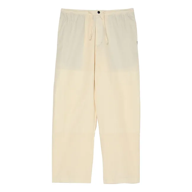 Pantalones rectos | Crema