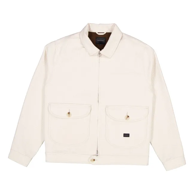 Worker Zip Jacket | Cream