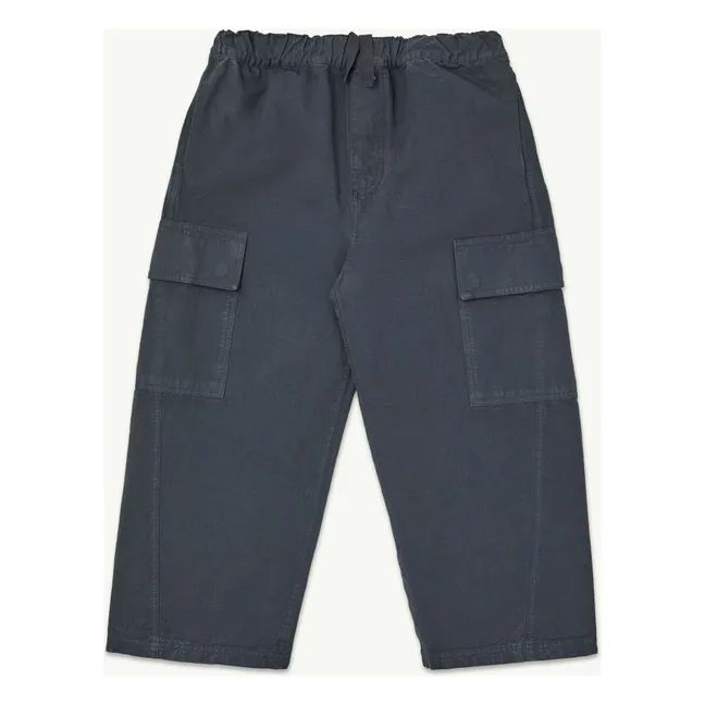 Pantalones cargo de algodón ecológico | Gris Antracita