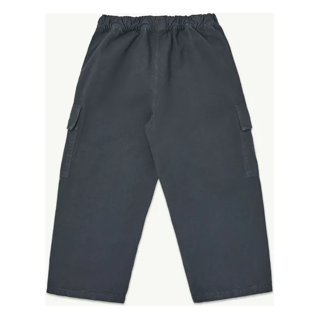 Pantalones cargo de algodón ecológico | Gris Antracita