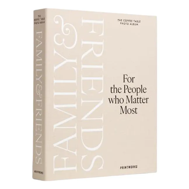 Álbum de fotos de familiares y amigos | Beige