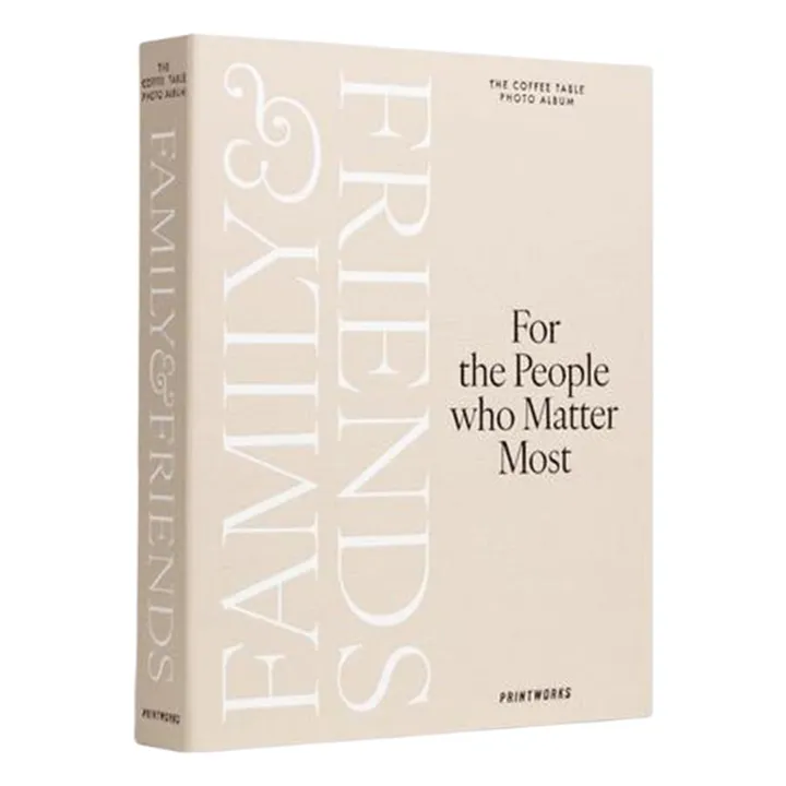 Álbum de fotos de familiares y amigos | Beige- Imagen del producto n°0