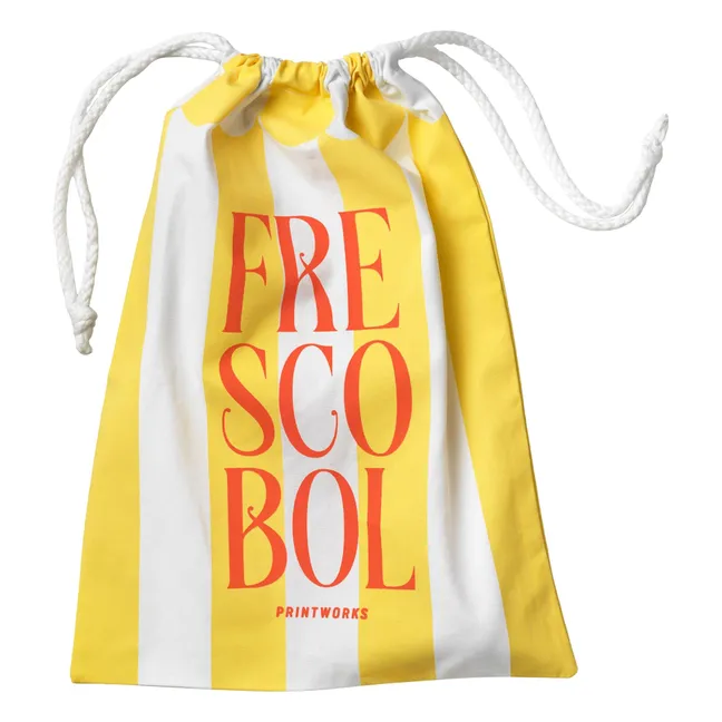 Racchette da spiaggia Frescobol - Set di 2 pezzi | Giallo