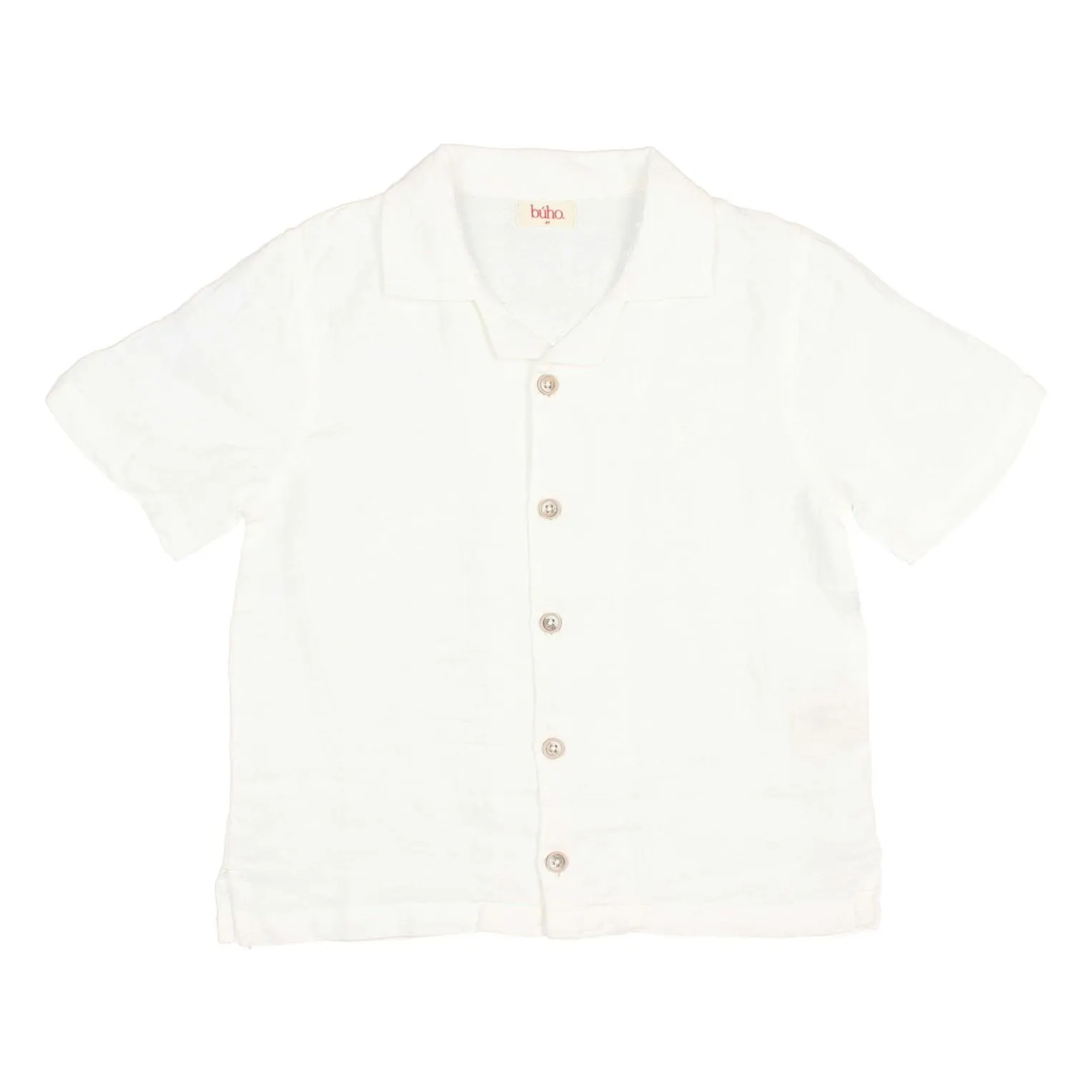 Búho White Linen Shirt