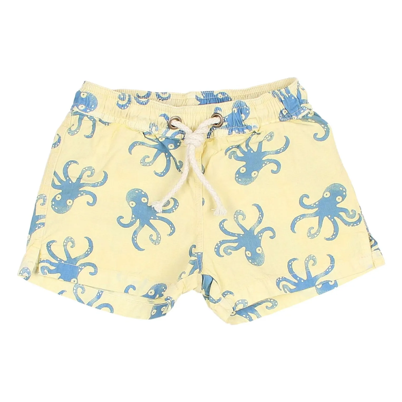 Búho Yellow Octopus Swim Shorts Organic Cotton