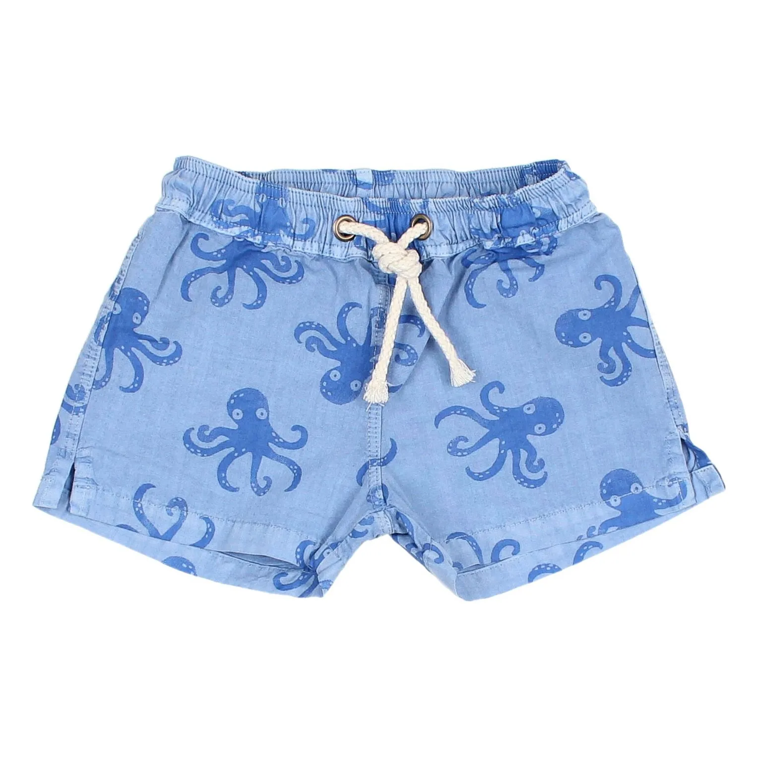 Búho Blue Octopus Swim Shorts Organic Cotton