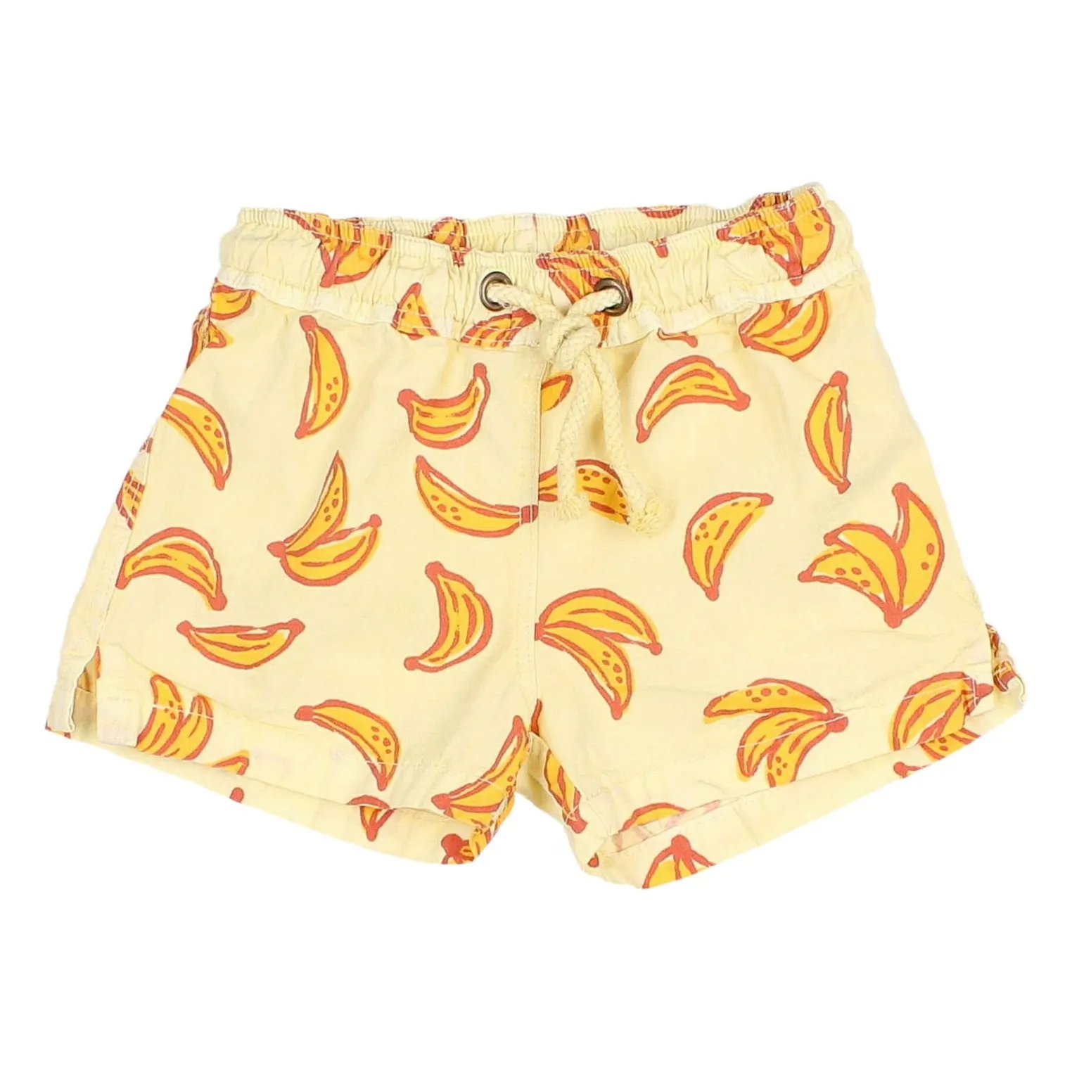 Búho Yellow Organic Cotton Banana Swim Shorts