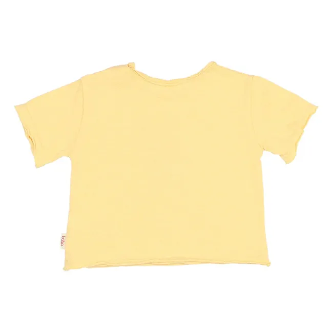 T-shirt Glace Coton Bio | Jaune