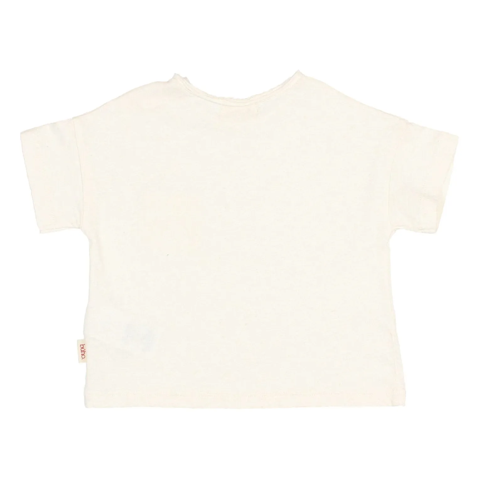T-shirt Poche Lin | Blanc- Image produit n°2