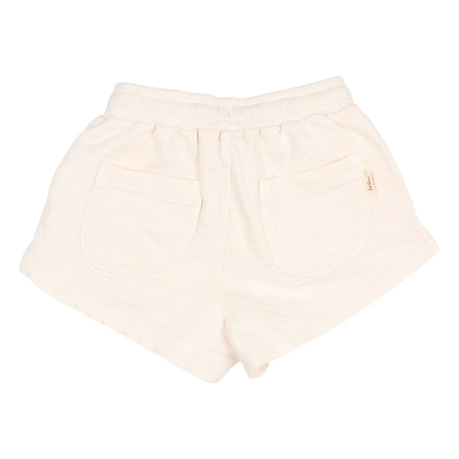 Short Molleton Coton Bio | Ecru- Image produit n°1
