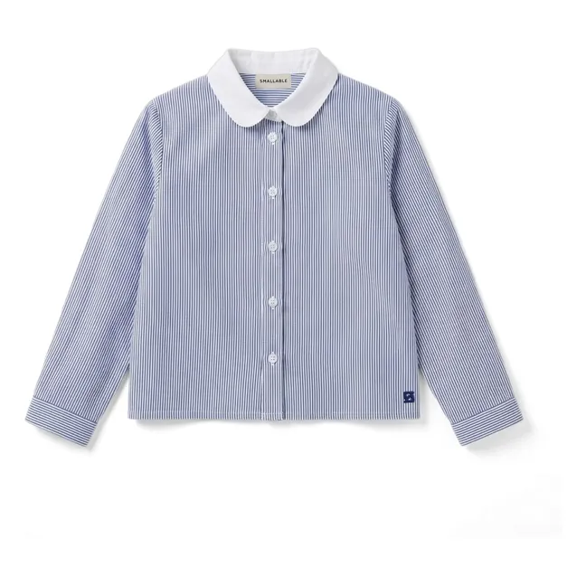 Clia Camisa de rayas | Azul Rey