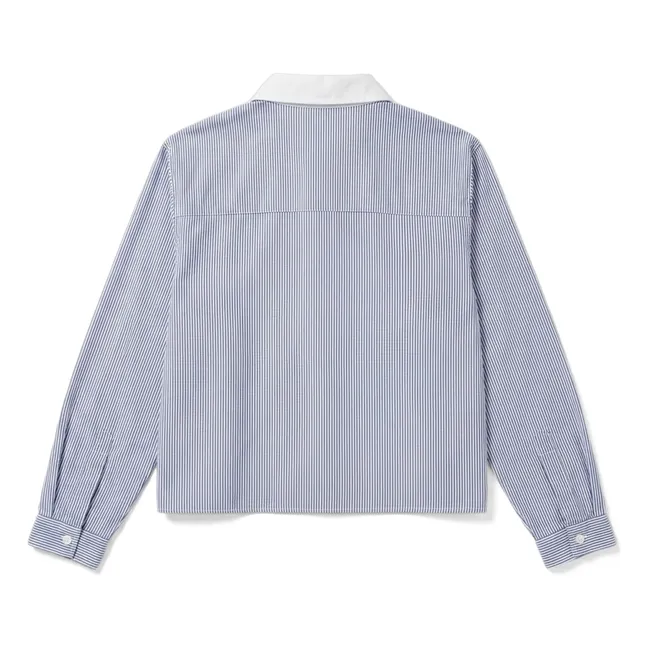 Chemise Clia Rayée | Bleu roi