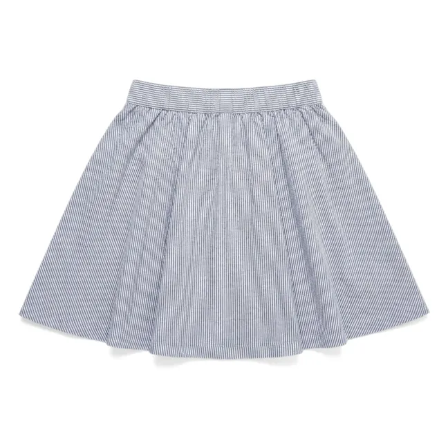 Falda de rayas Melody | Azul Rey