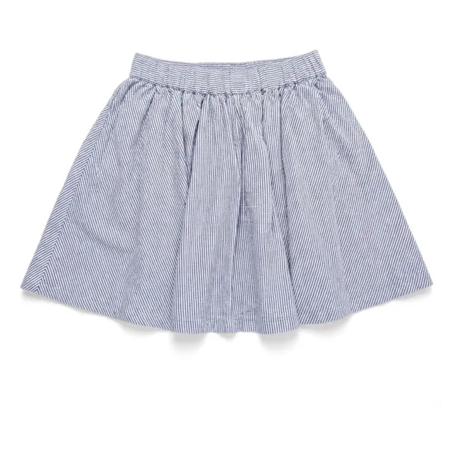 Falda de rayas Melody | Azul Rey
