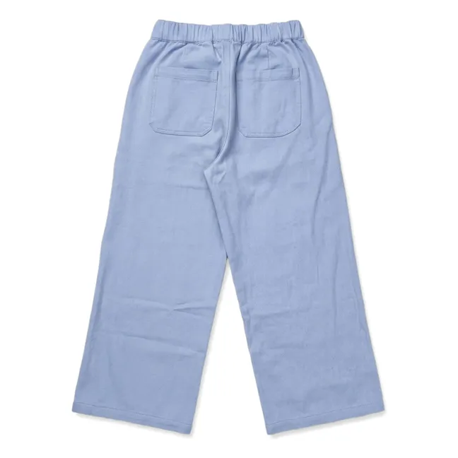 Paloma Wide Leg Pants | Pale blue