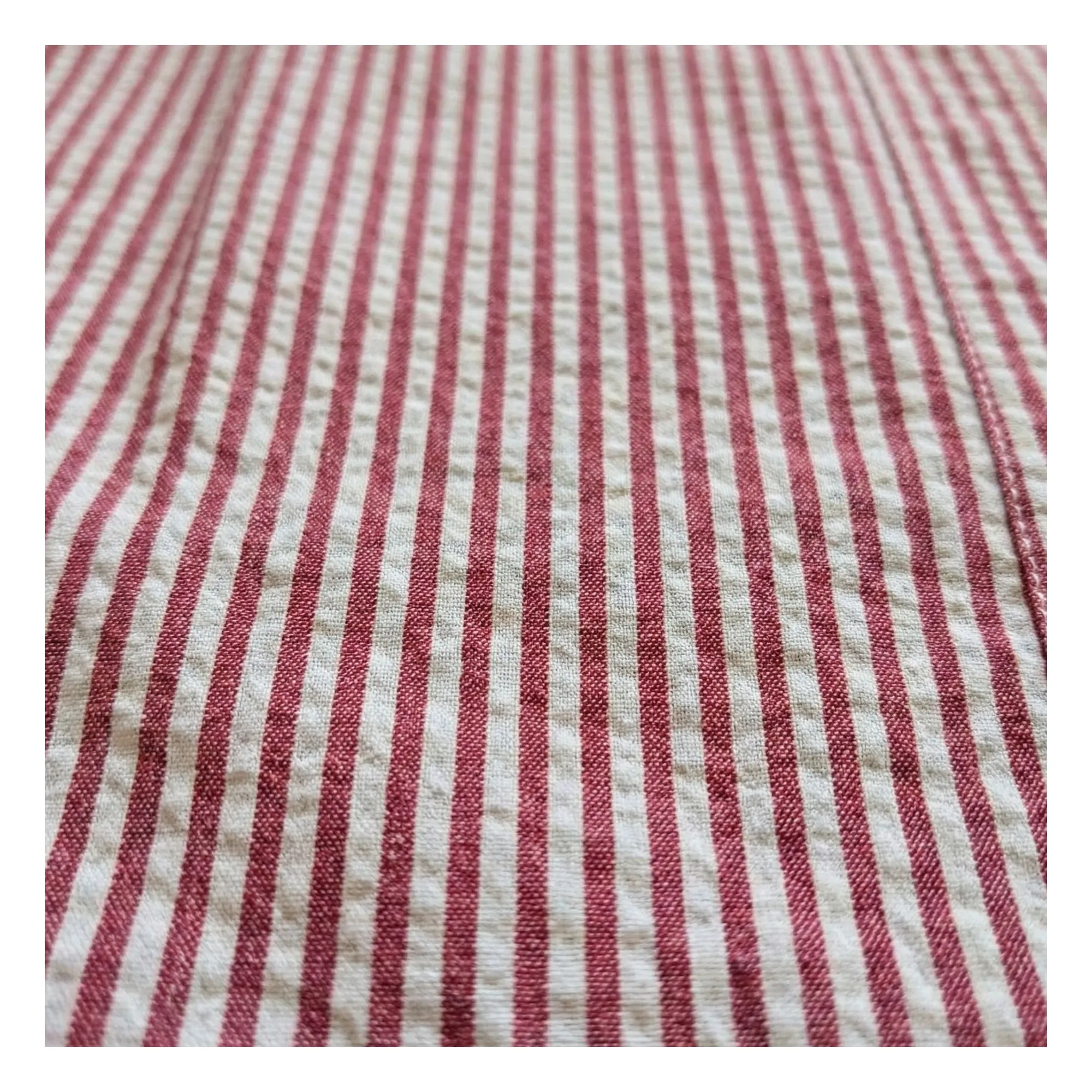 Chemise Sawyer Rayée | Rouge cerise- Image produit n°4