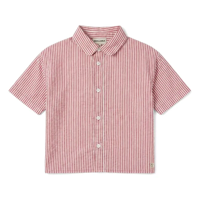 Camisa de rayas Sawyer | Rojo Cereza