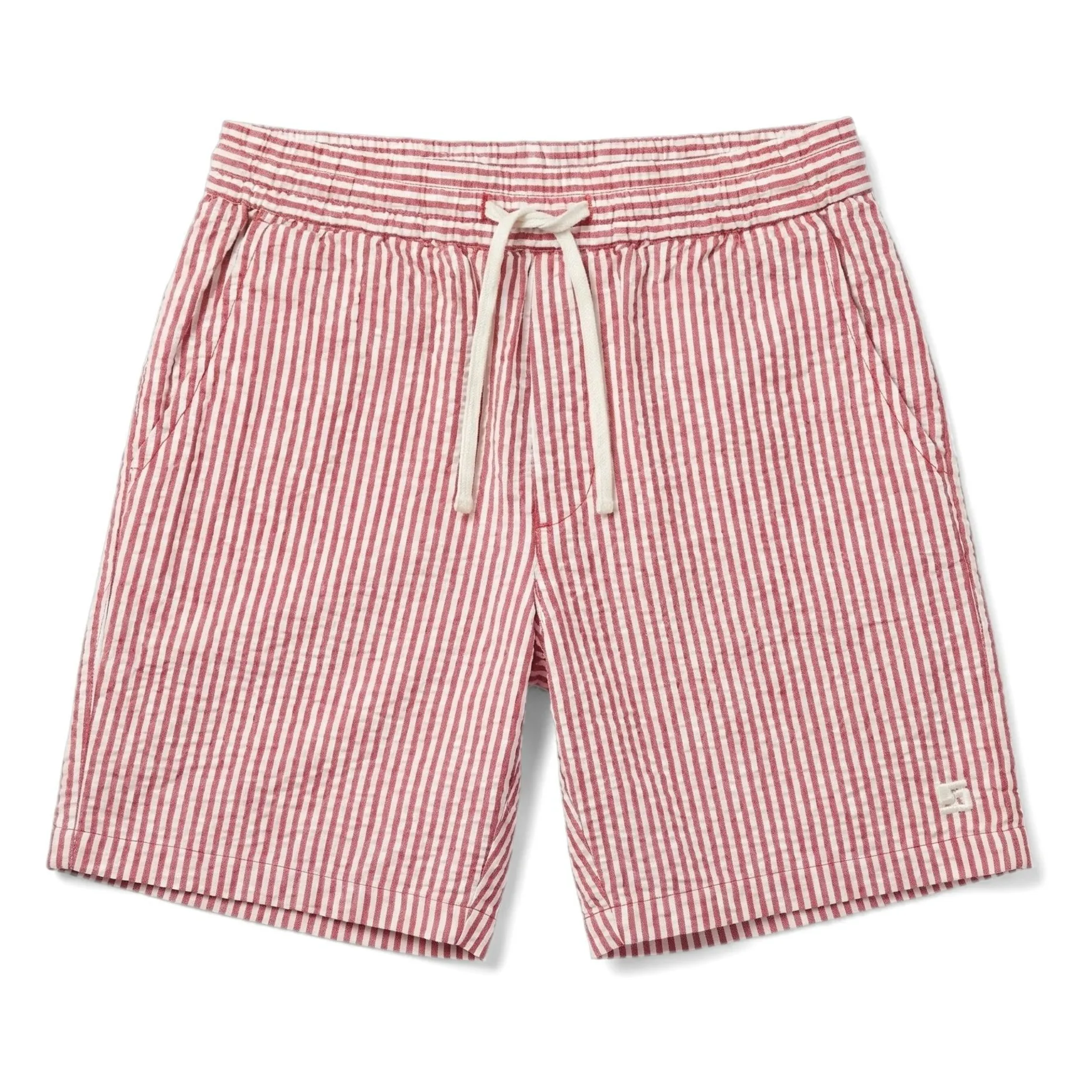 Smallable Kid Cherry Red Striped Tom Shorts