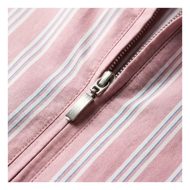 Veste Noah Rayée | Vieux Rose