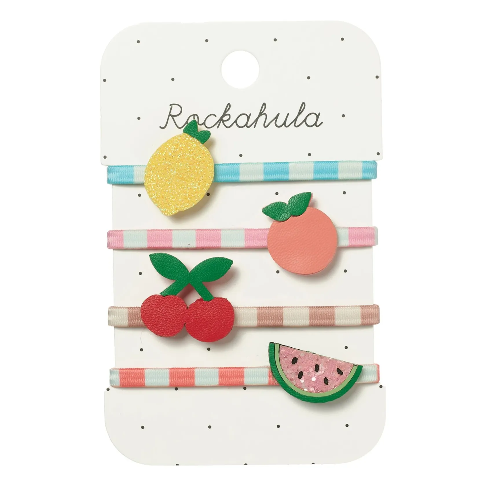 Lot de 4 Chouchous Fruits | Ecru- Image produit n°0