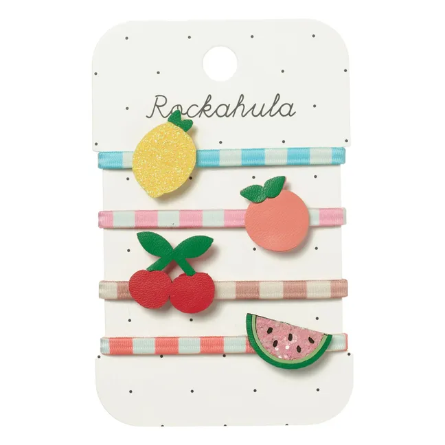 Lot de 4 Chouchous Fruits | Ecru