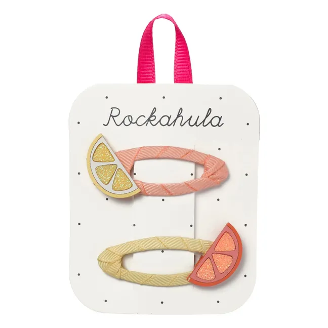 Juego de 2 pinzas Lemon | Amarillo