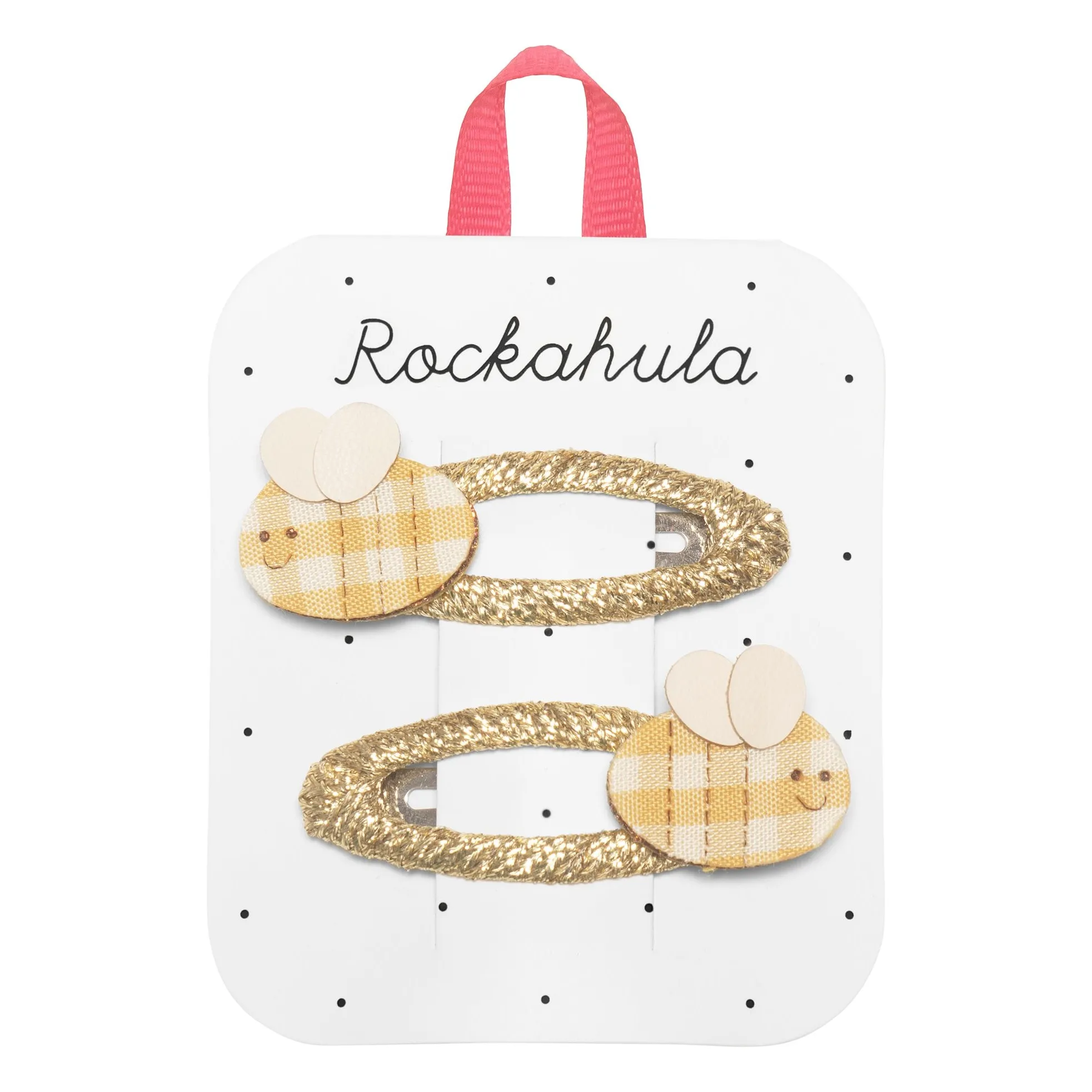 Lot de 2 Barrettes Beryl Abeilles | Doré- Image produit n°0