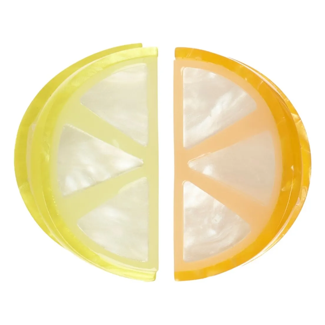 Lot de 2 Pinces Citrons | Jaune- Image produit n°0