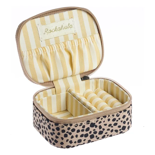 Joyero de leopardo | Negro