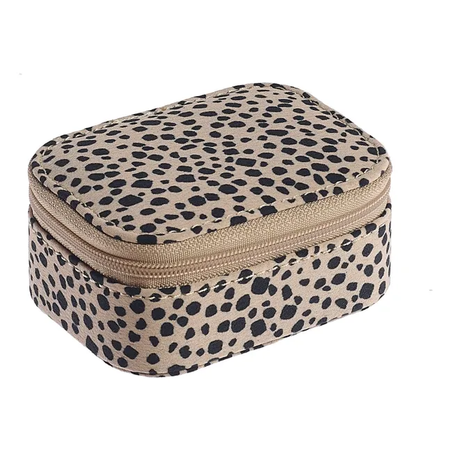Joyero de leopardo | Negro