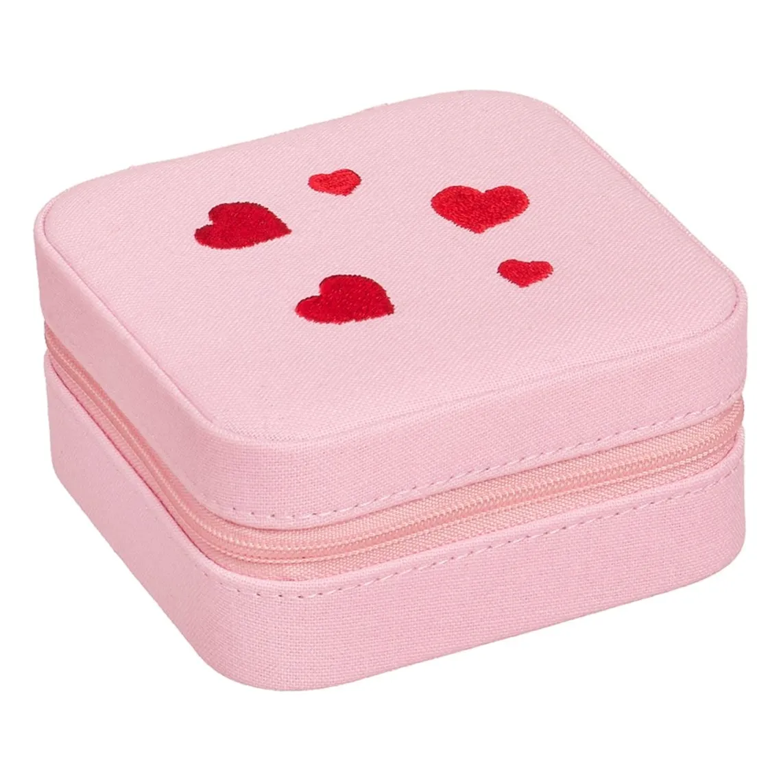 Boîte à Bijoux Cœurs | Rose pâle- Image produit n°3