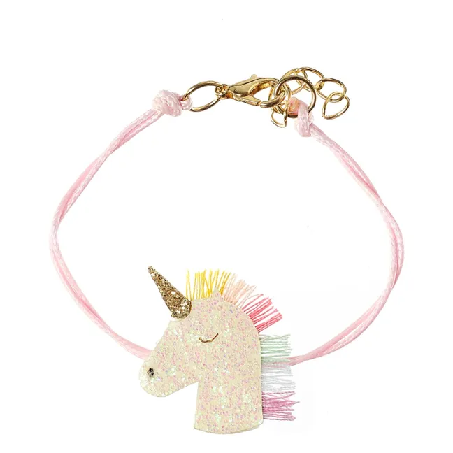 Lot de 2 Bracelets Licorne | Rose pâle