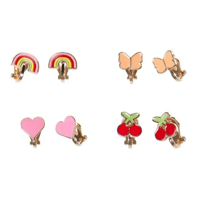 Pendientes Clip Carnaval | Dorado