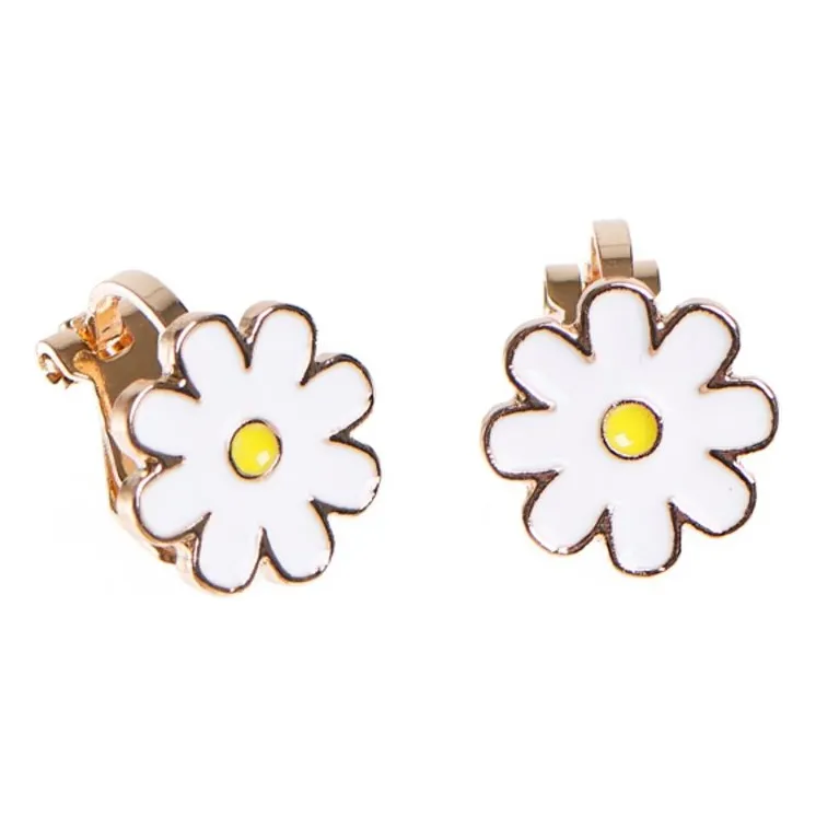 Boucles d'Oreilles Clip Jardin | Doré- Image produit n°2