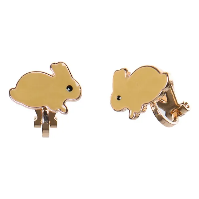 Boucles d'Oreilles Clip Jardin | Doré
