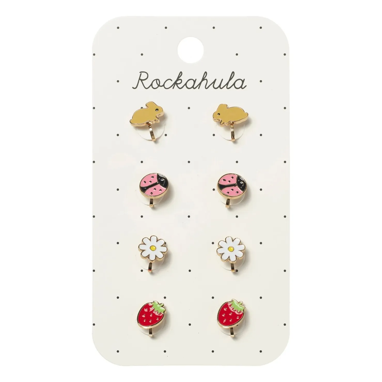 Boucles d'Oreilles Clip Jardin | Doré- Image produit n°5