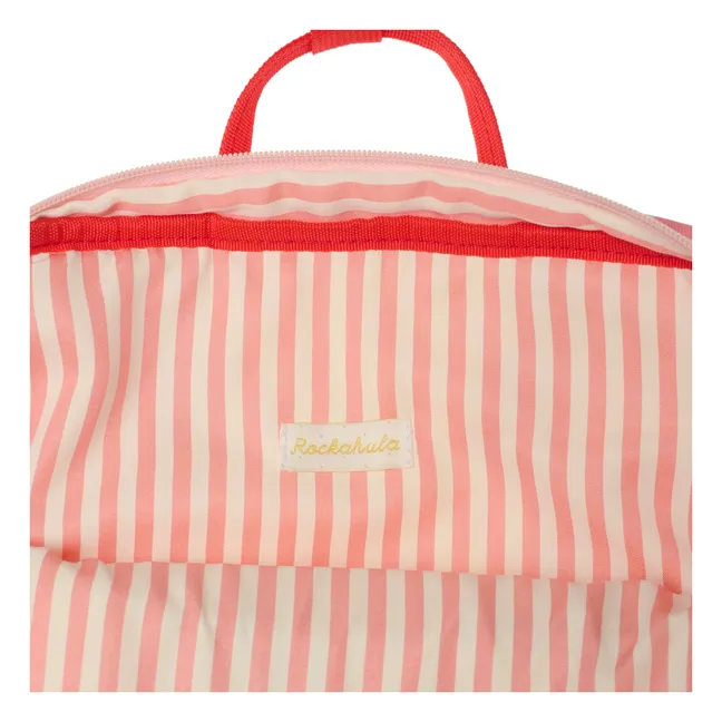 Sac à Dos Carreaux | Rose bonbon