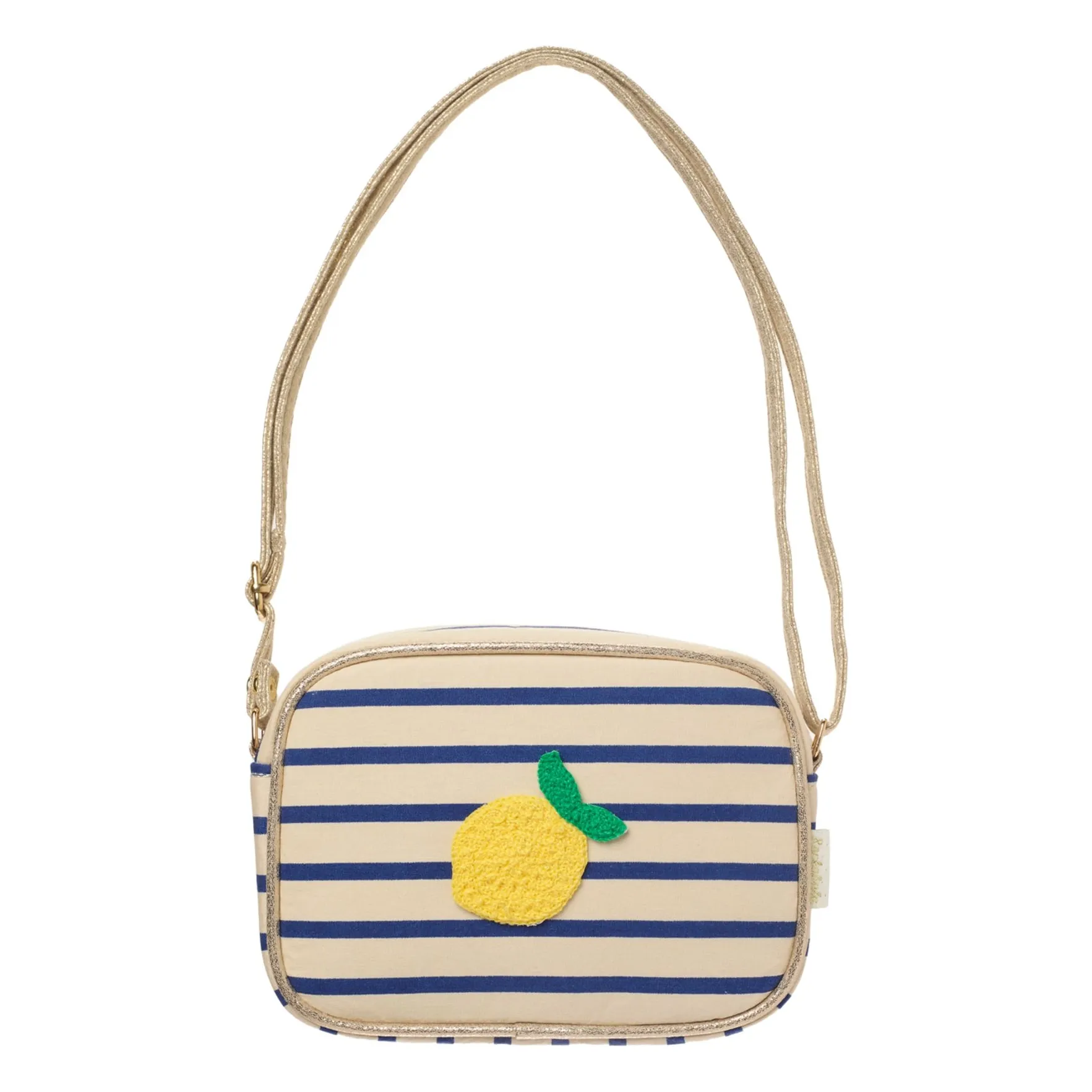 Sac Citron Rayé | Bleu marine- Image produit n°0