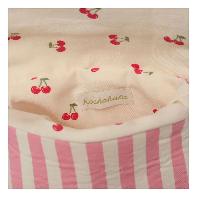 Sac Feston Rayé | Rose pâle