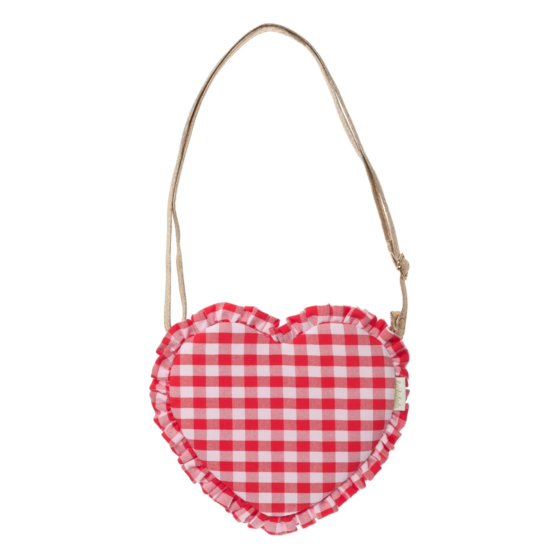 Sac Cœur Vichy | Rouge- Image produit n°0