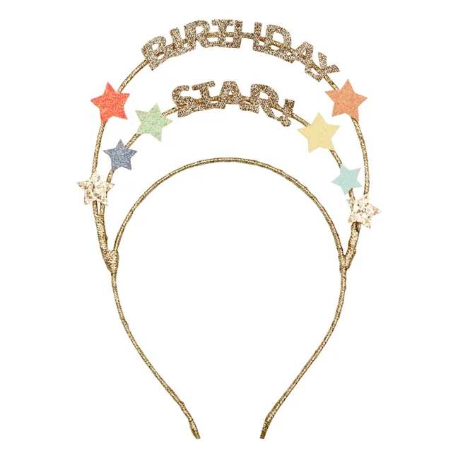 Birthday headband | Gold