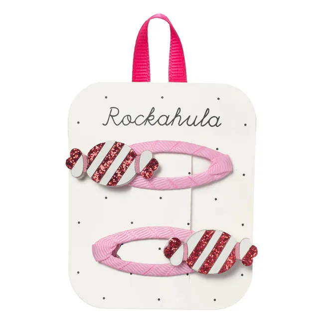 Lot de 2 Barrettes Bonbons | Rose