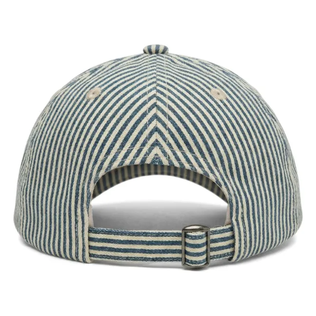 Orbit Striped Cap | Dark green