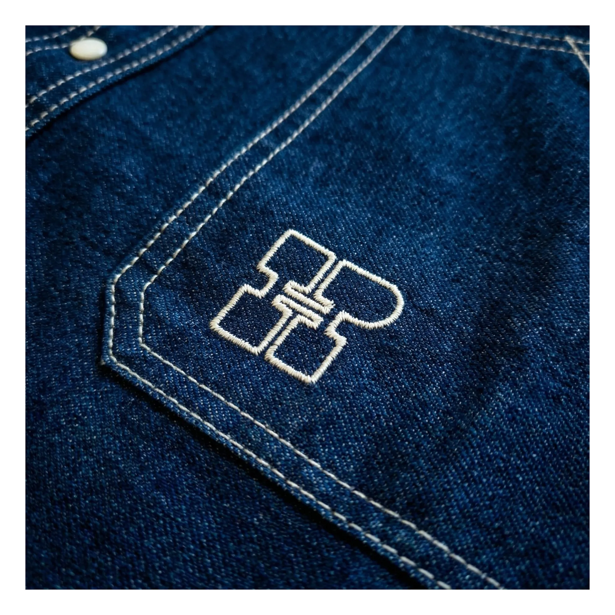 Chemise Denim Wayne | Bleu foncé- Image produit n°4